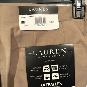 Lauren Ralph Lauren Men's Beige Ultraflex Pants